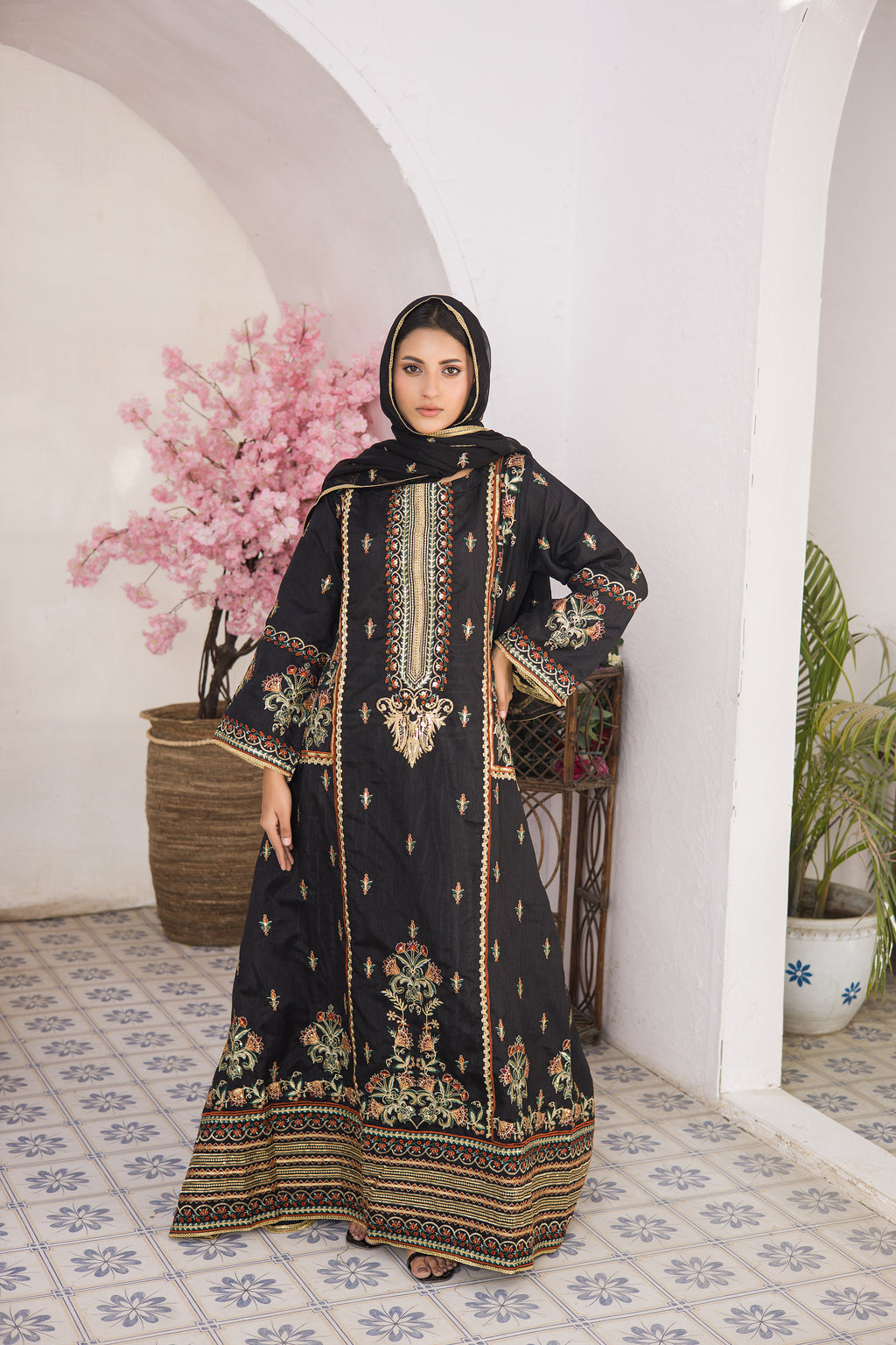 Festive EMB Silk - Sultana - ES 04