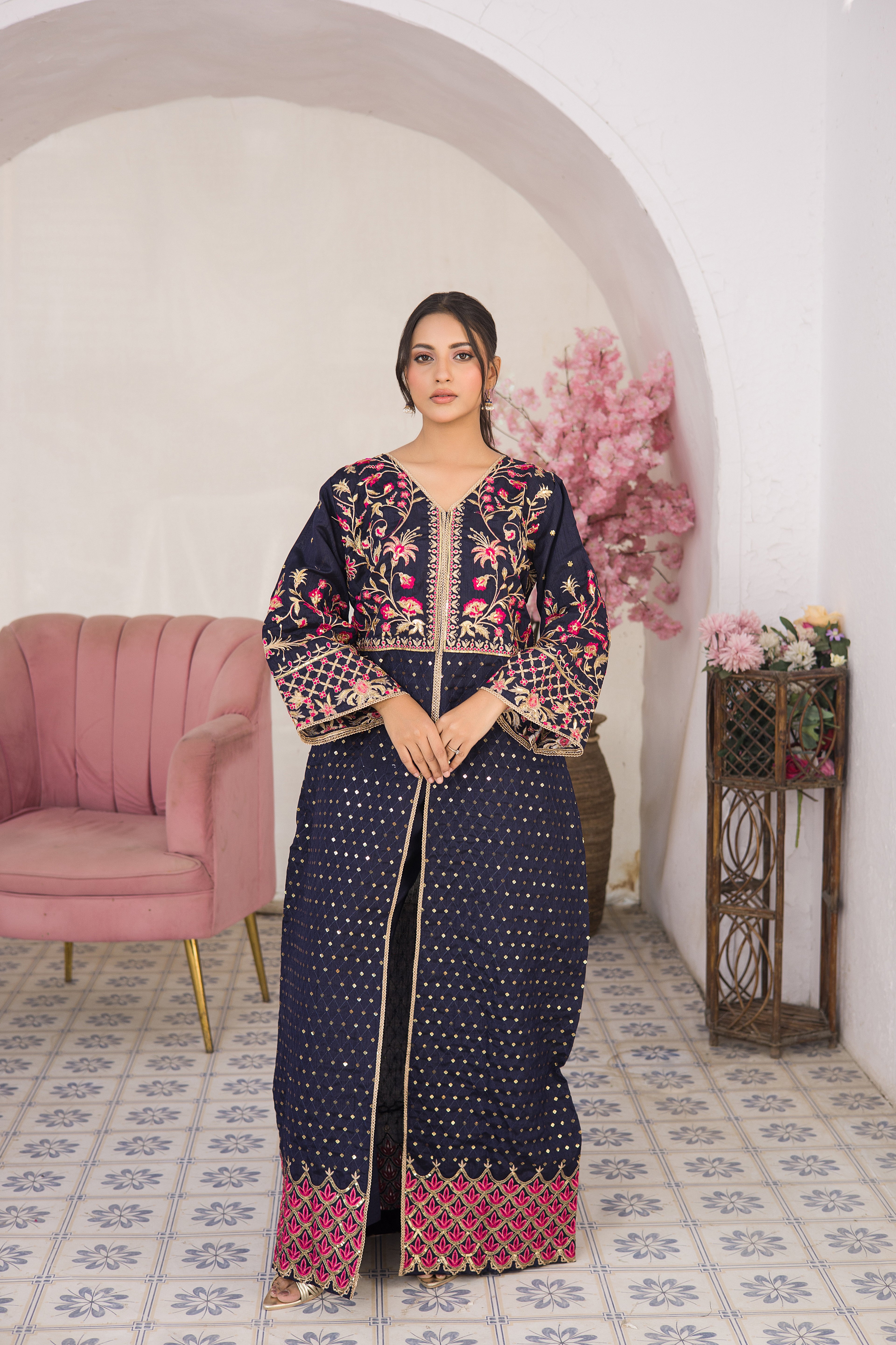 Festive EMB Silk - Sultana - ES 02