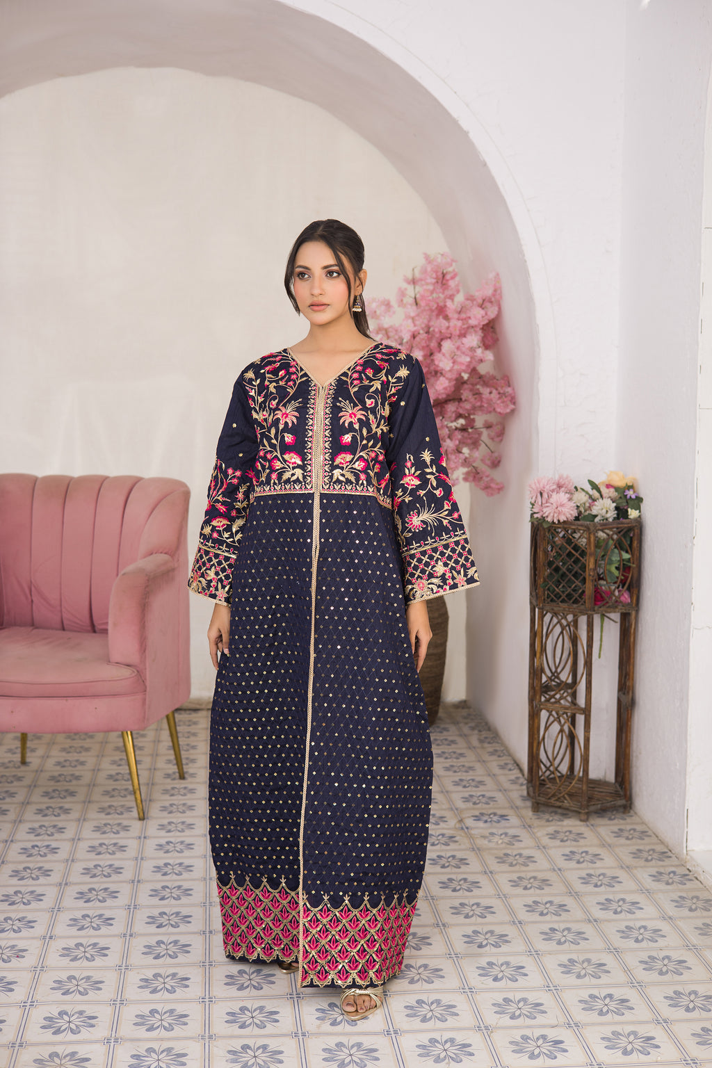 Festive EMB Silk - Sultana - ES 02