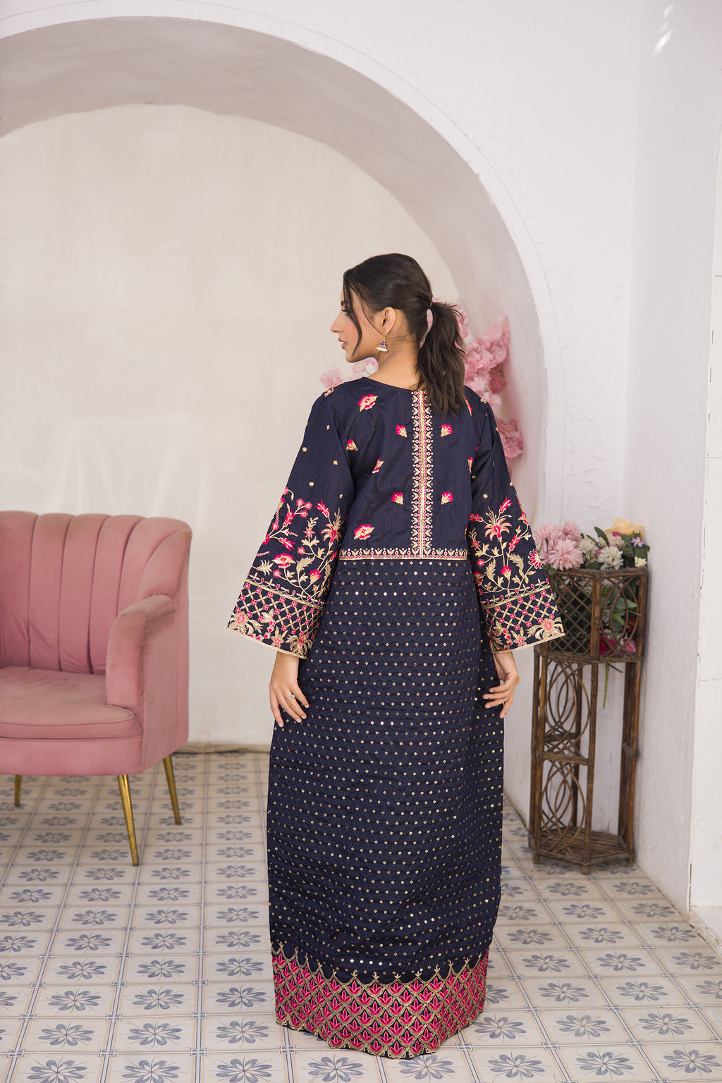 Festive EMB Silk - Sultana - ES 02