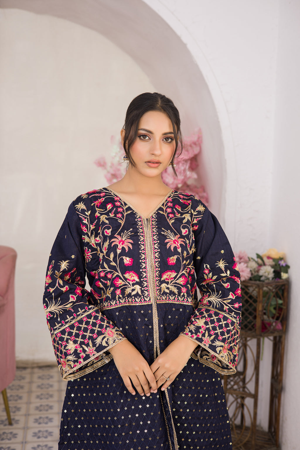 Festive EMB Silk - Sultana - ES 02