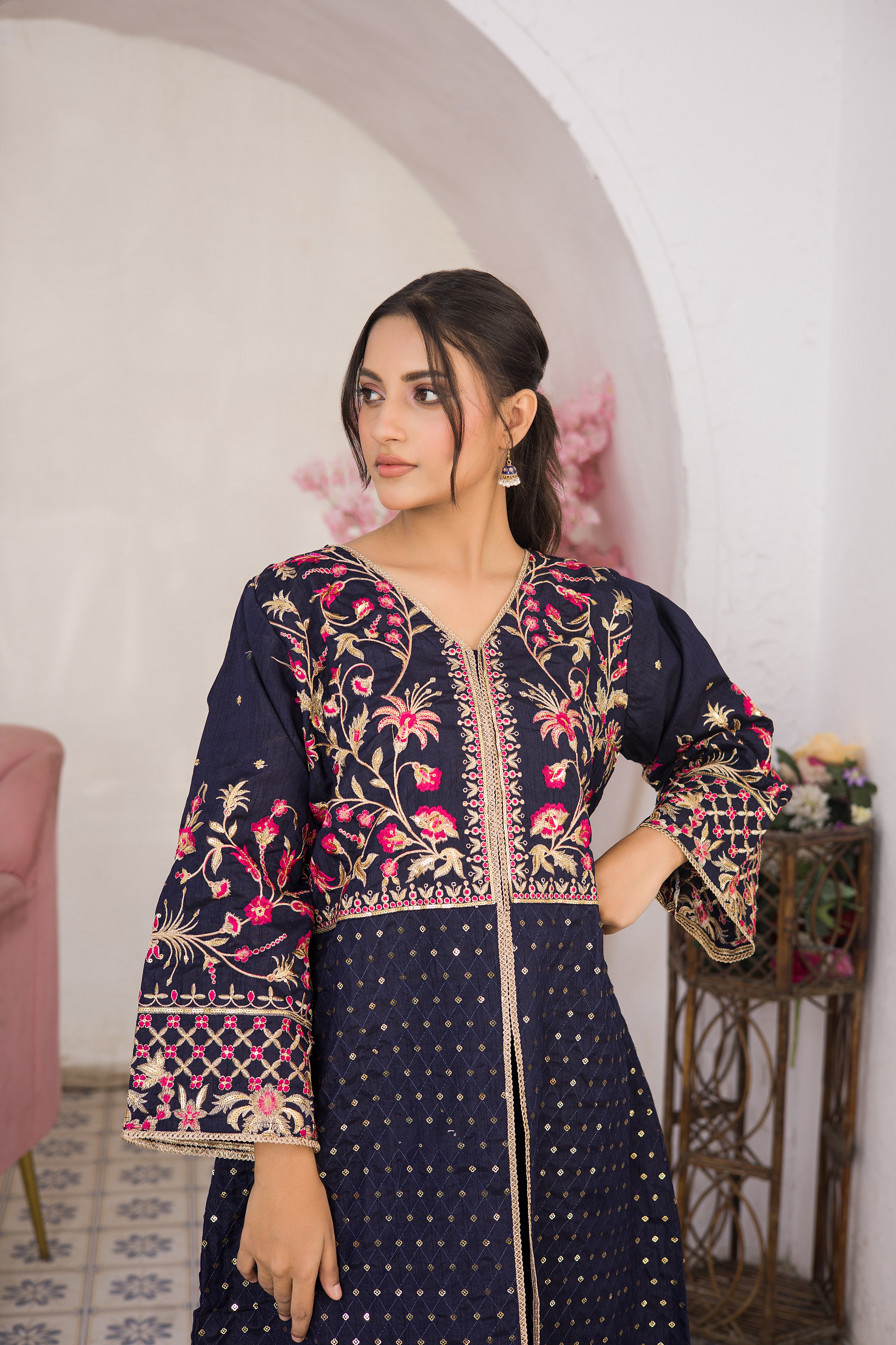 Festive EMB Silk - Sultana - ES 02