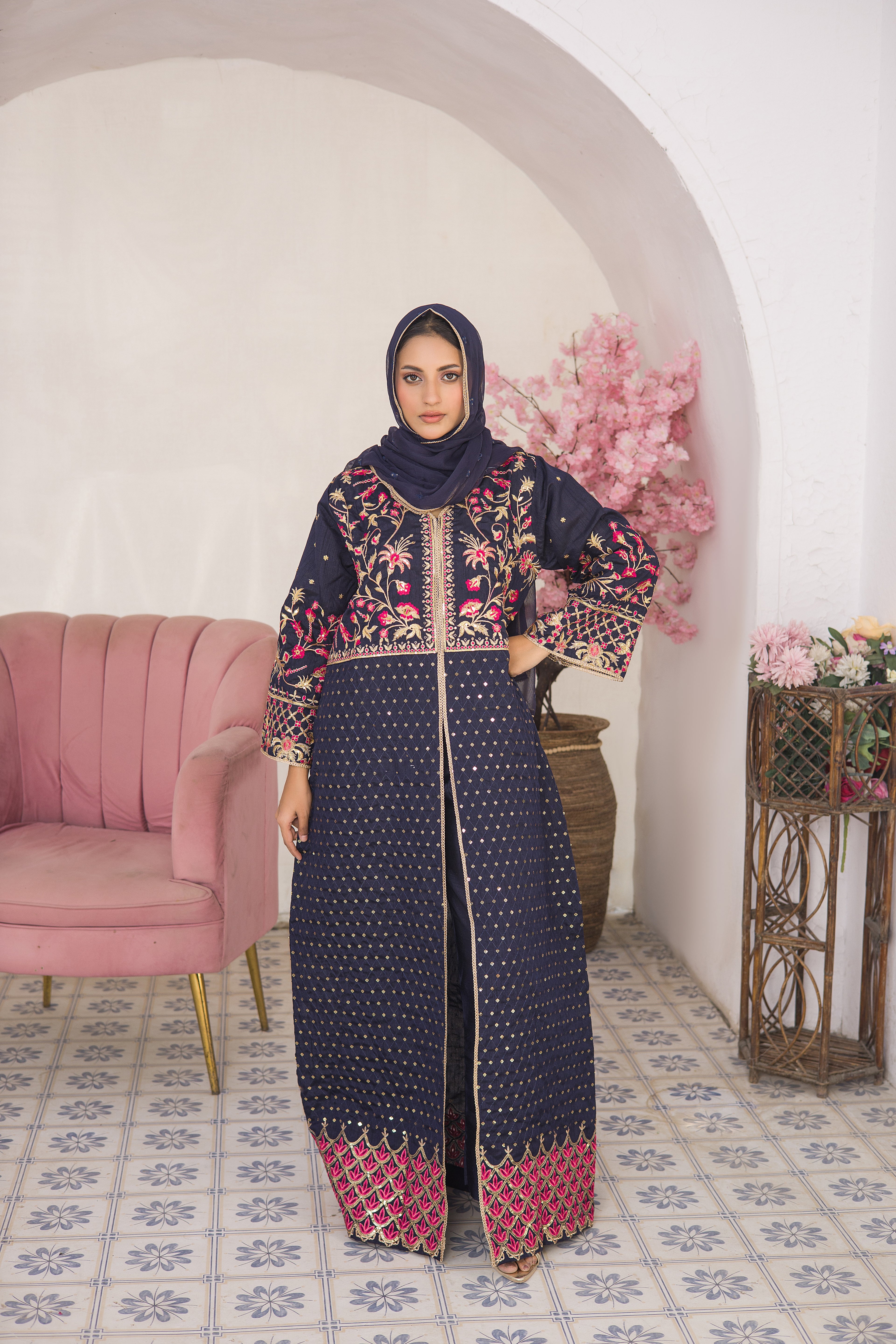 Festive EMB Silk - Sultana - ES 02