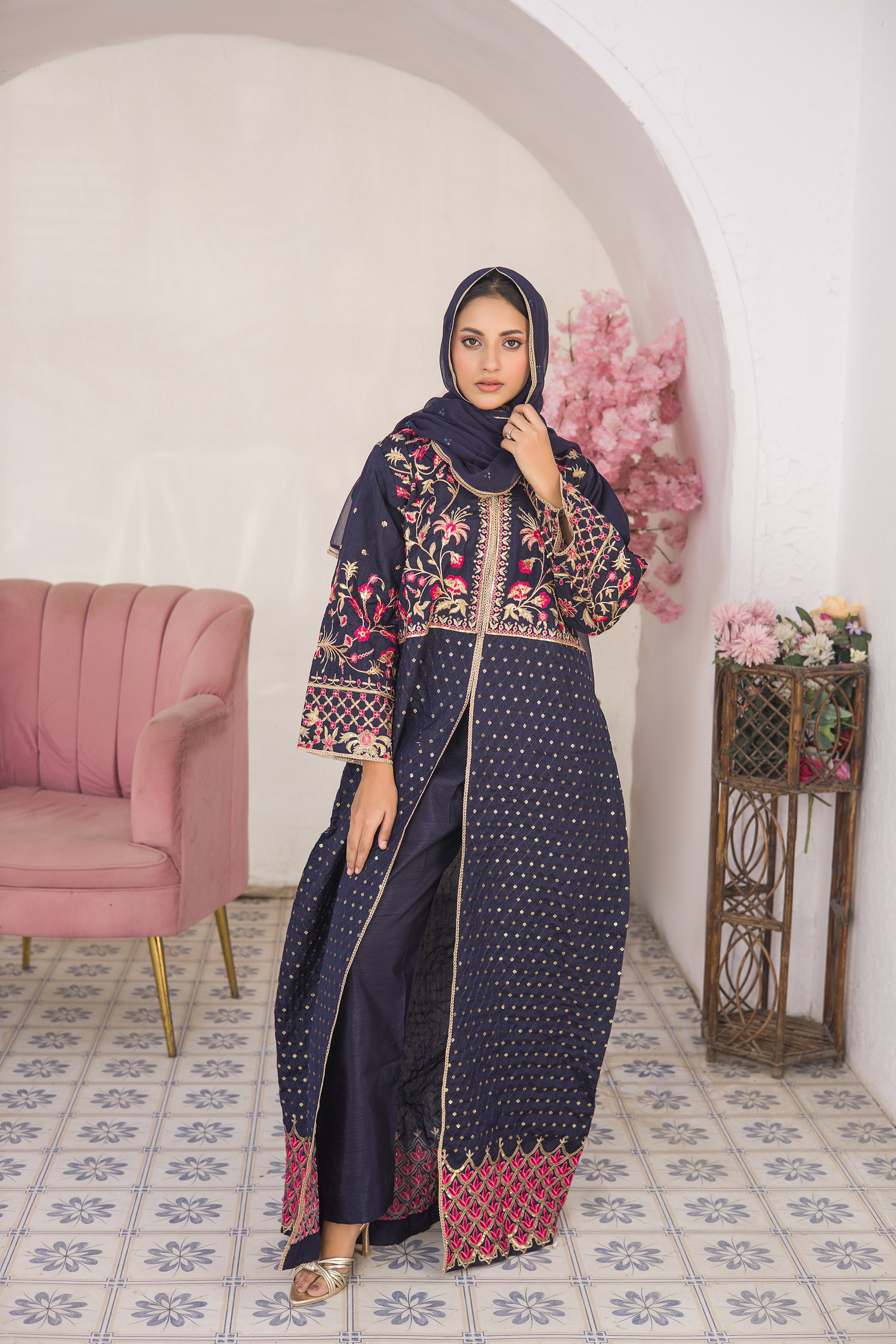 Festive EMB Silk - Sultana - ES 02