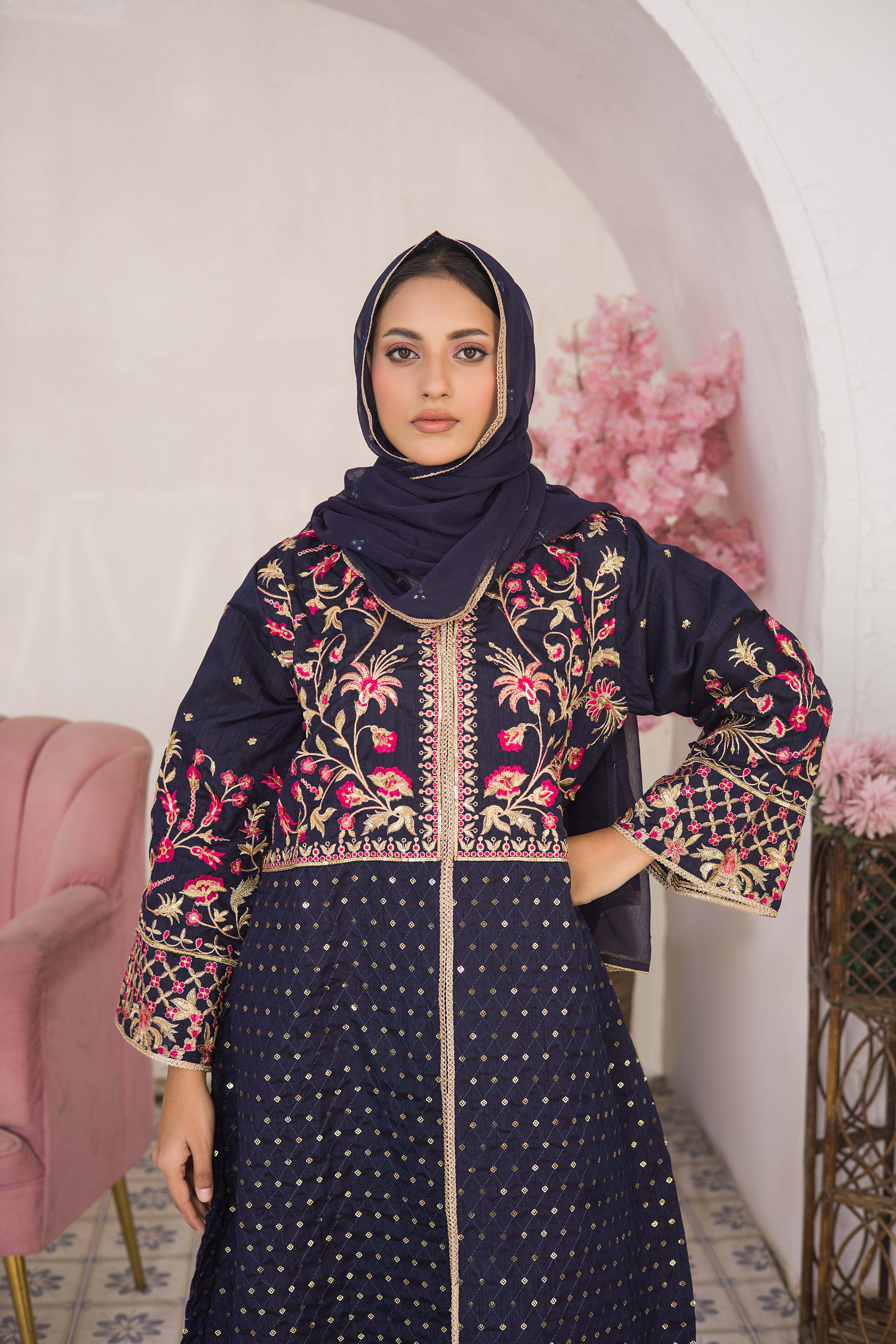 Festive EMB Silk - Sultana - ES 02