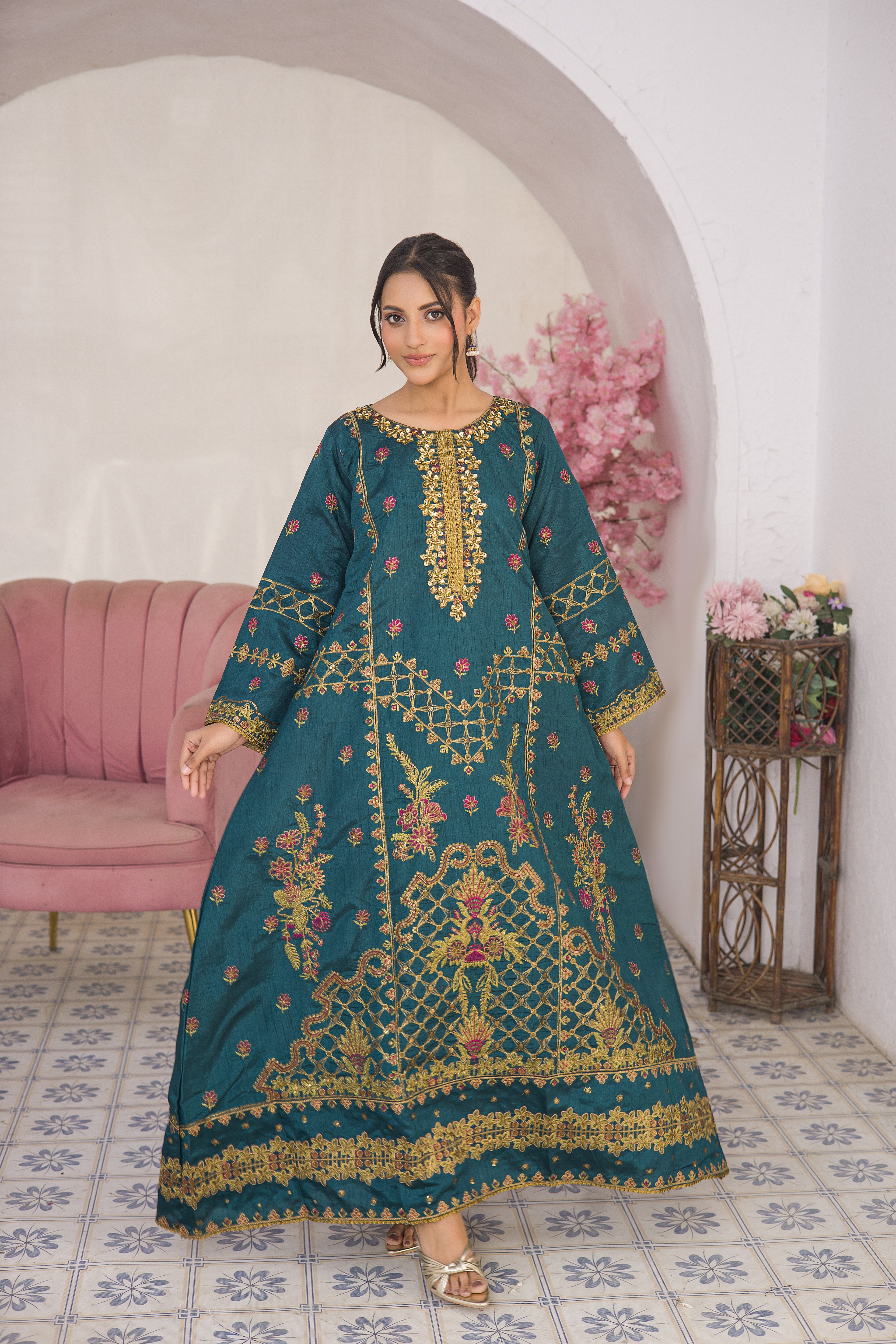 Festive EMB Silk - Sultana - ES 05