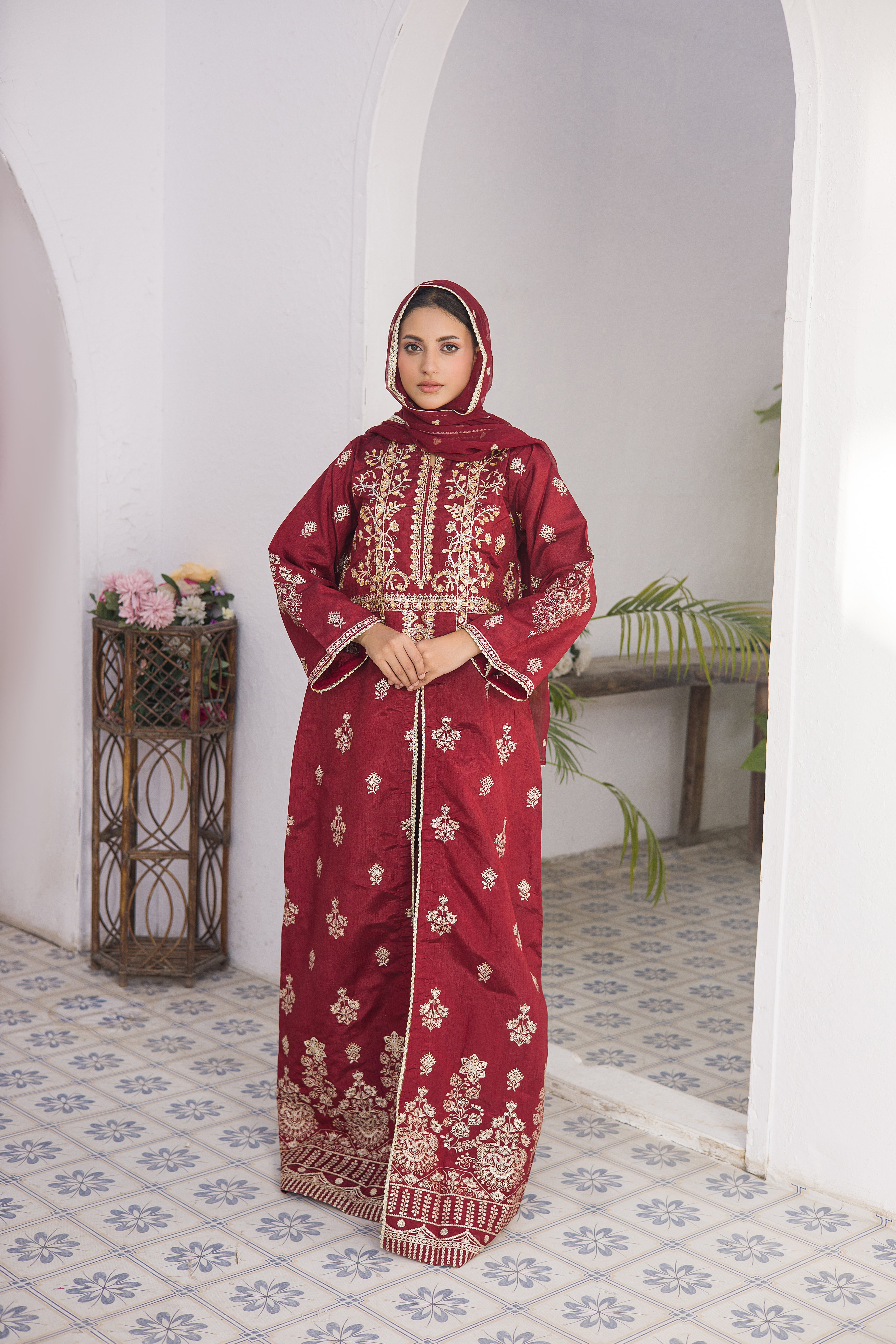Festive EMB Silk - Sultana - ES 03