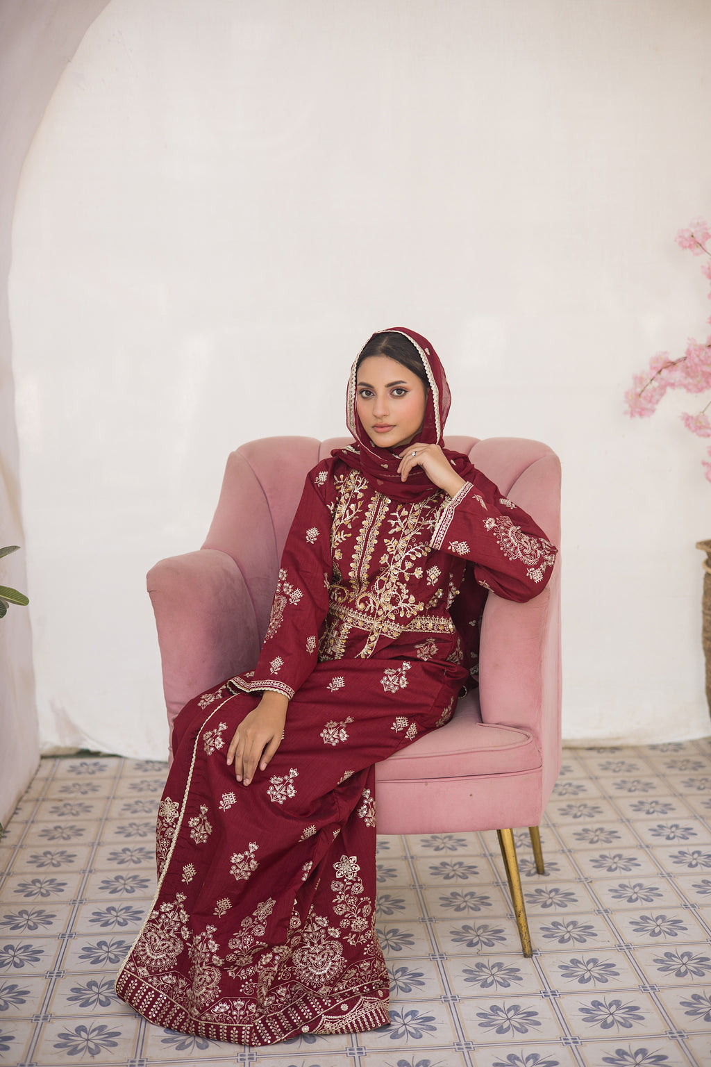 Festive EMB Silk - Sultana - ES 03