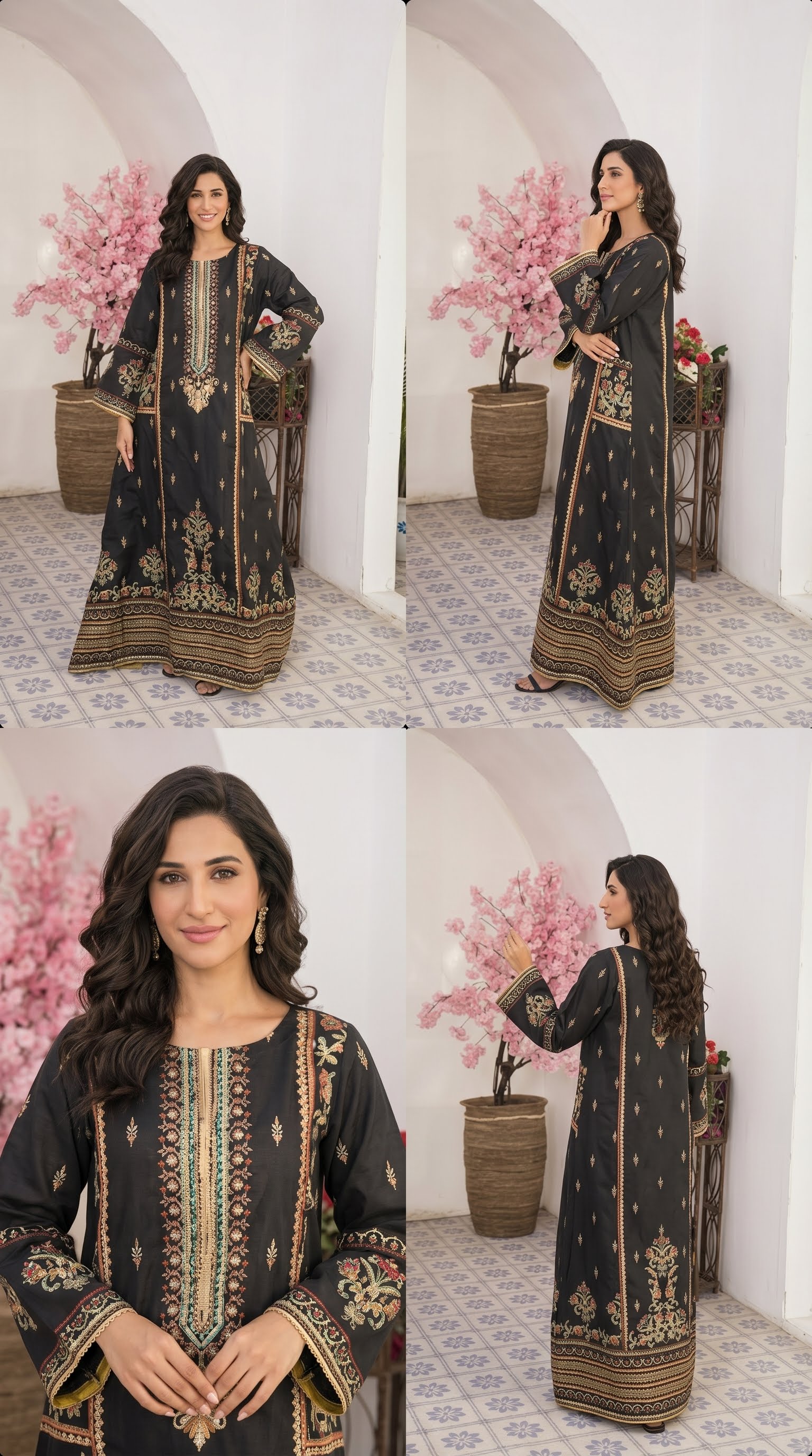 Festive EMB Silk - Sultana - ES 04