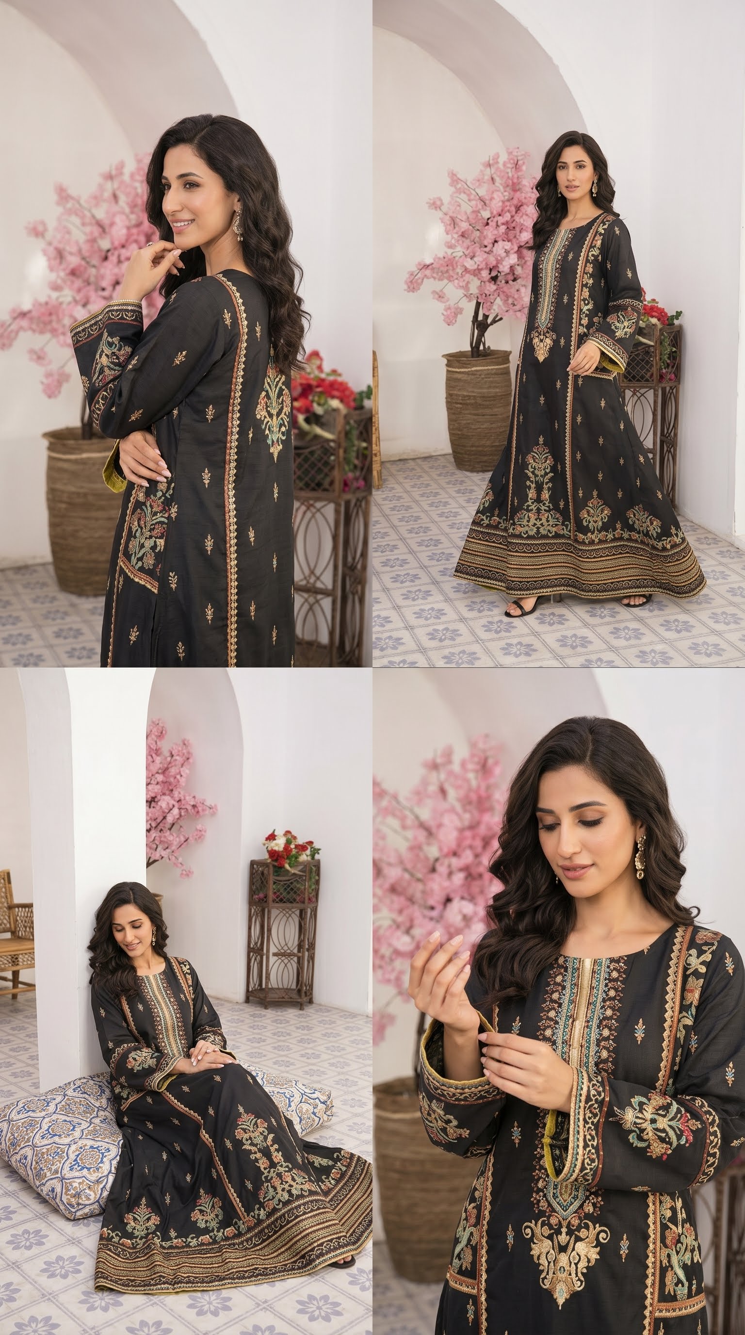 Festive EMB Silk - Sultana - ES 04