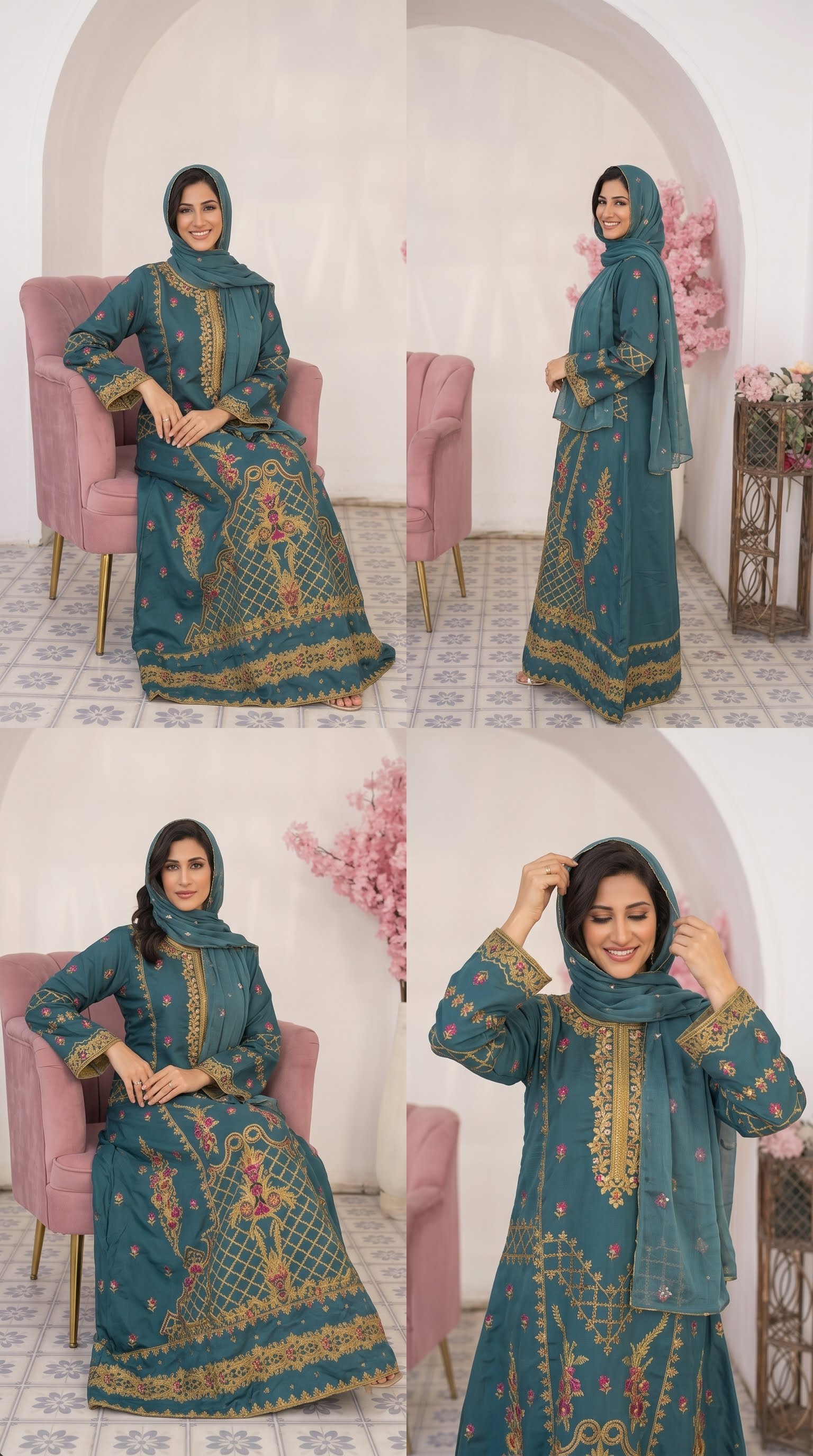 Festive EMB Silk - Sultana - ES 05