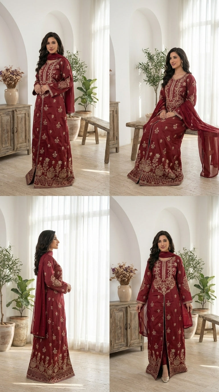 Festive EMB Silk - Sultana - ES 03