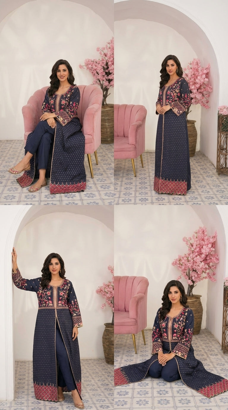 Festive EMB Silk - Sultana - ES 02